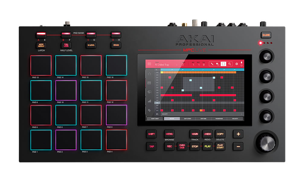 なんと“充電駆動”出来る(！)、「スタンドアロン」動作可能小型MPC！『AKAI Professional MPC Live』  【NAMM2017】動画リンクあり | イケベ デジタルタワー / DIGITAL TOWER