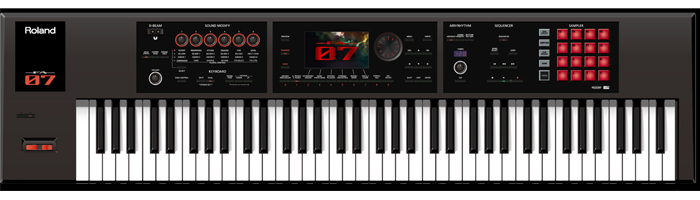 【極美品】Roland FA-07 シンセサイザー 76鍵盤